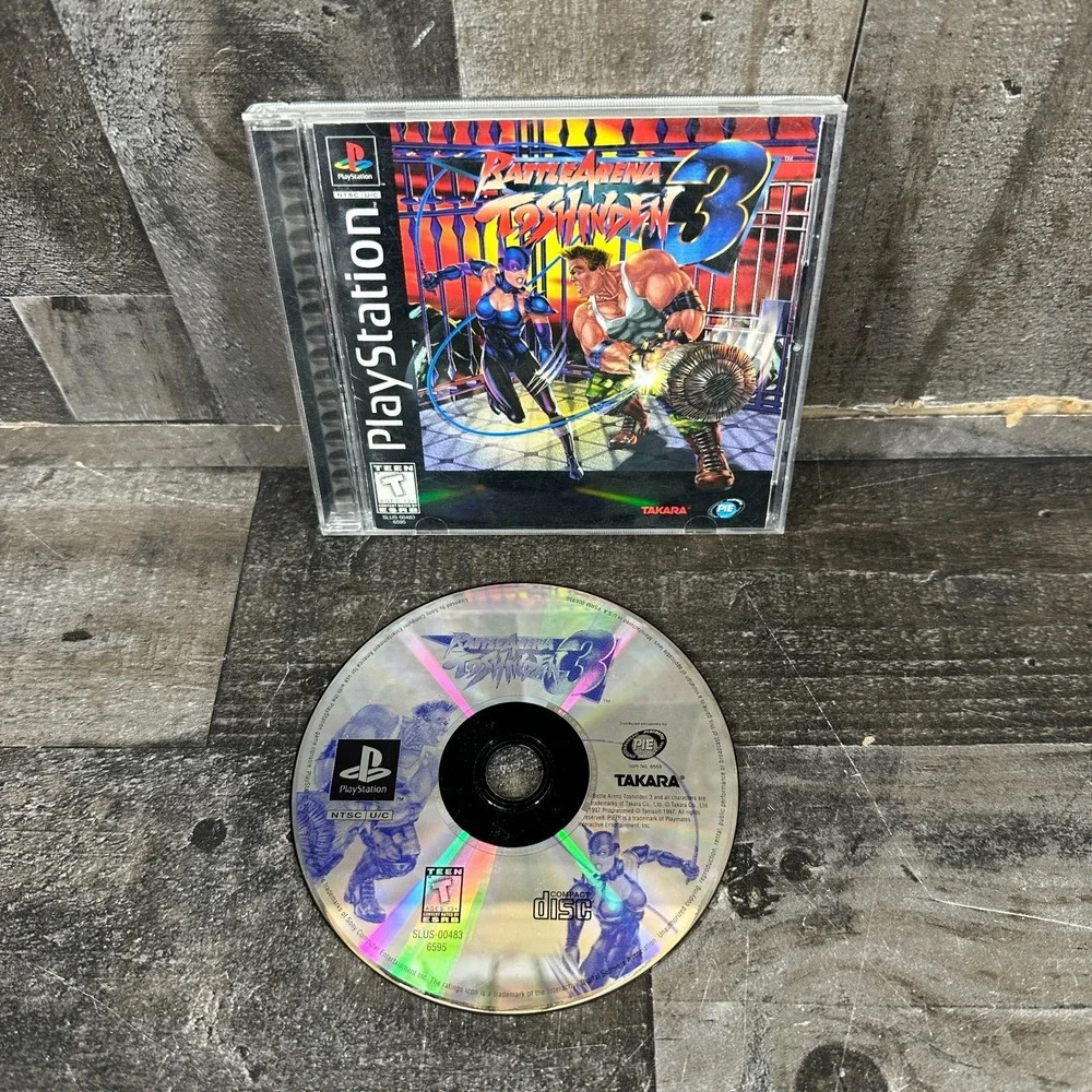 Battle Arena Toshinden 3 (Sony PlayStation 1, 1997) Tested & Working